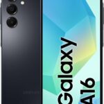 Samsung Galaxy A16 4G LTE (128GB + 4GB) International Model SM-A165F/DS Factory Unlocked, 6.7″, Dual SIM, 50MP Triple Camera (Case Bundle), Black